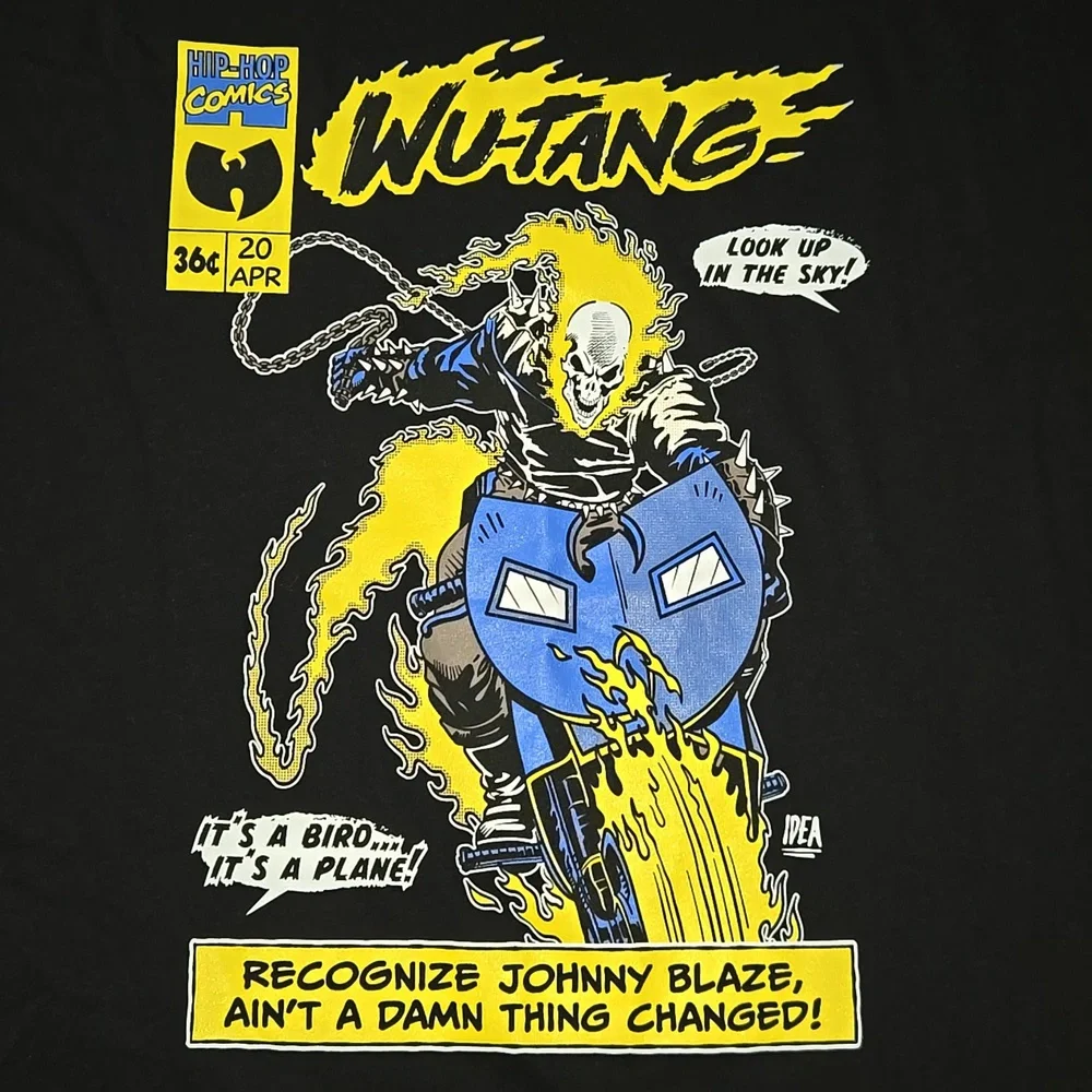 Limited Edition Wu Comics Ghost Rider T-Shirt Deadstock - Picture 2 of 4